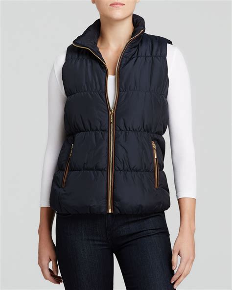 michael kors long vest womens|quilted puffer vest with bib.